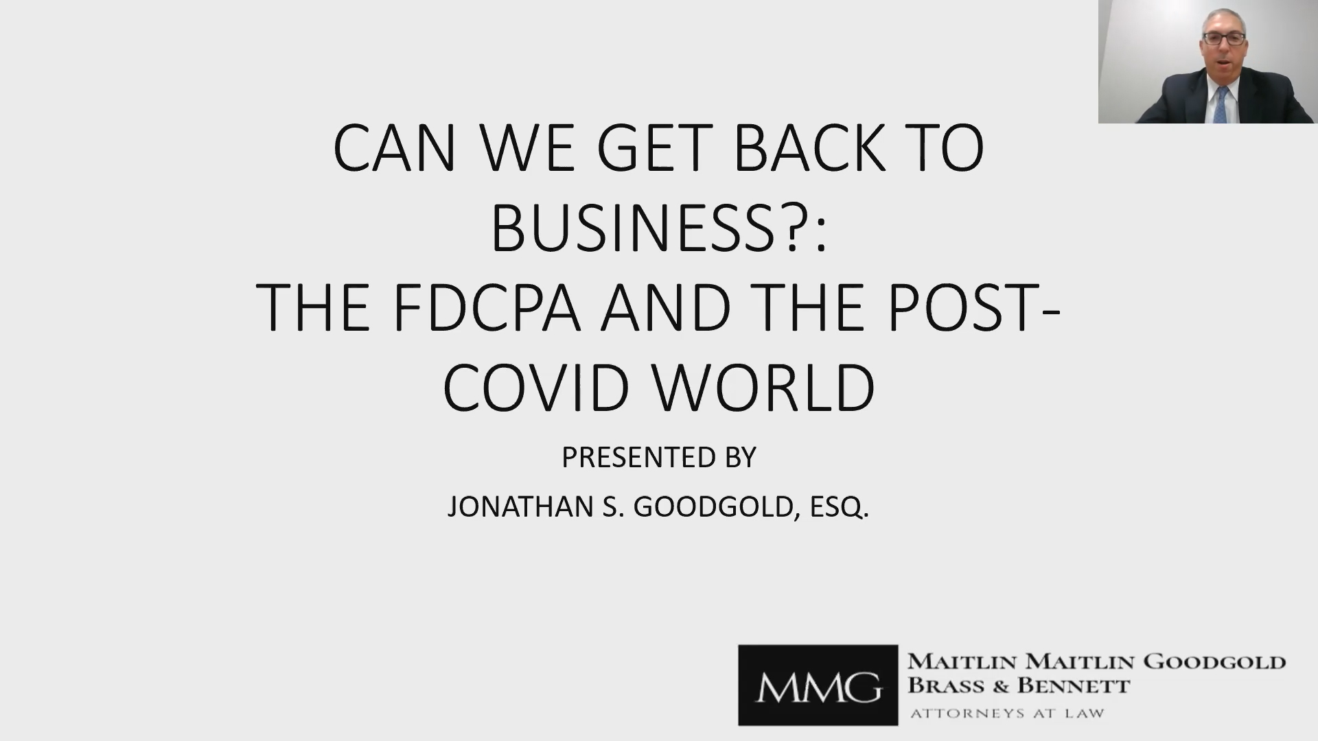 Can We Get Back to Business? The FDCPA and The Post-Covid World Thumbnail
