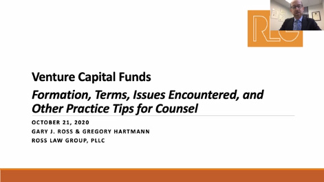 Venture Capital Funds: Formation, Terms, Issues Encountered, and Other Practice Tips for Counsel Thumbnail