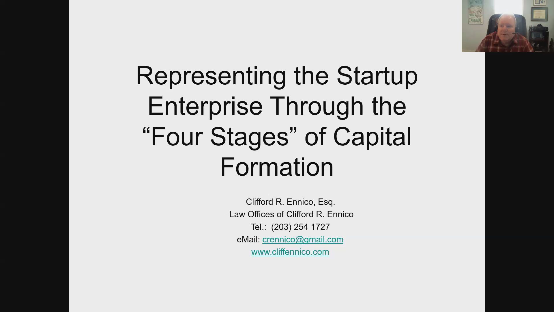 Representing the Startup Enterprise Through the “Four Stages” of Capital Formation Thumbnail