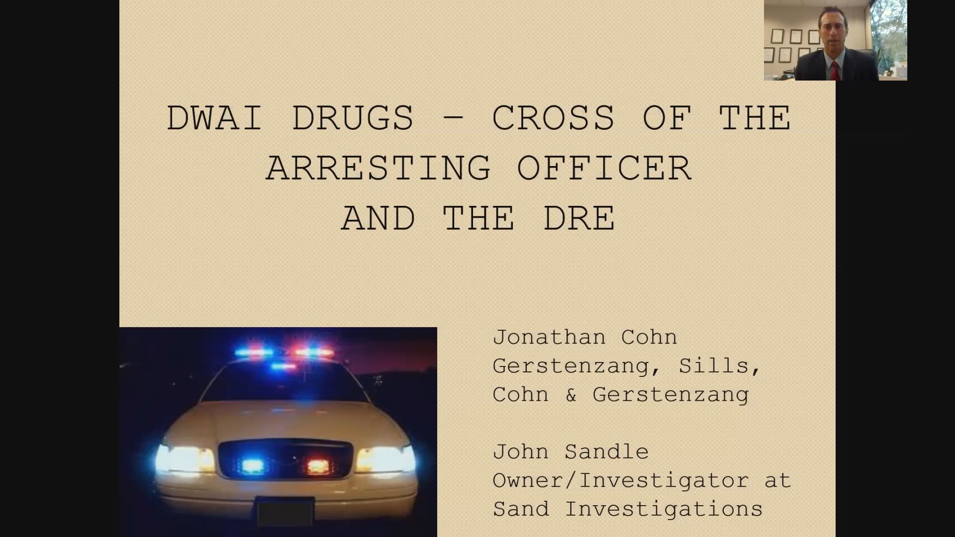 Cross Examination of the Arresting Officer and DRE in a DWAI Drugs Case Thumbnail