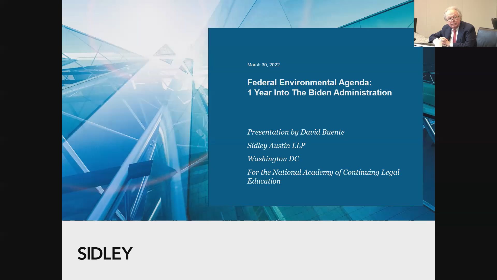 The Federal and Environmental Agenda: 1 Year Into The Biden Administration Thumbnail