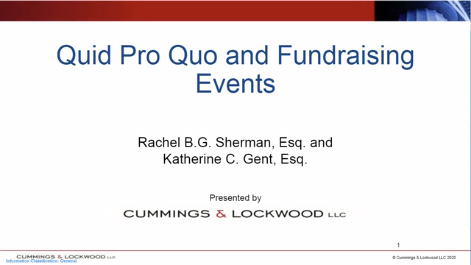 Quid Pro Quo for Charitable Gifts Thumbnail