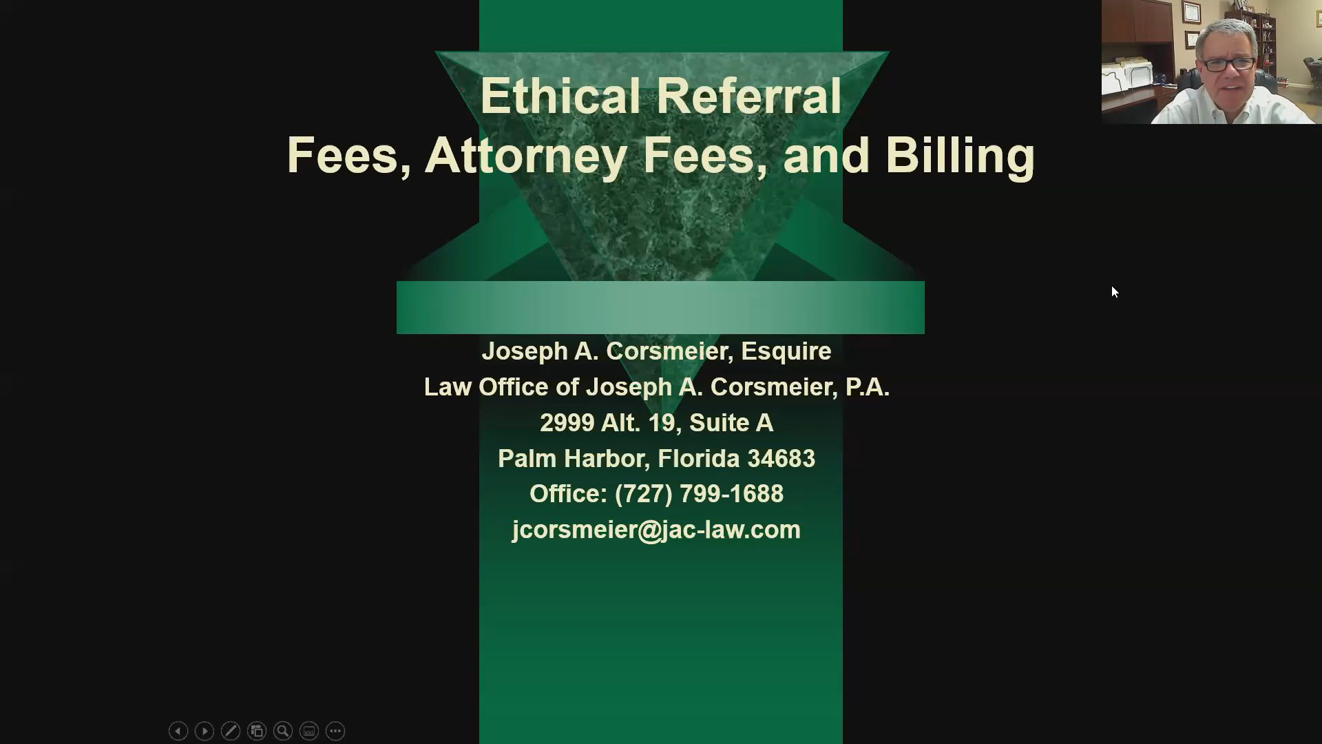 Ethical Attorney's Fees, Referral Fees, and Billing Practices Thumbnail