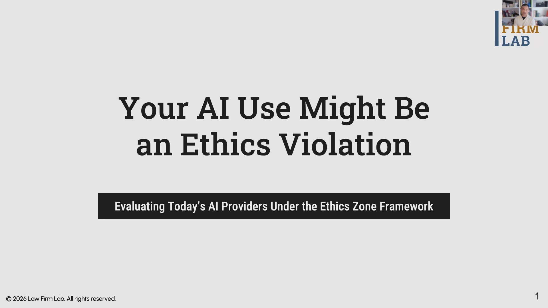 Your AI Use Might Be an Ethics Violation: Evaluating Today’s AI Providers Using the Ethics Zone Framework Thumbnail
