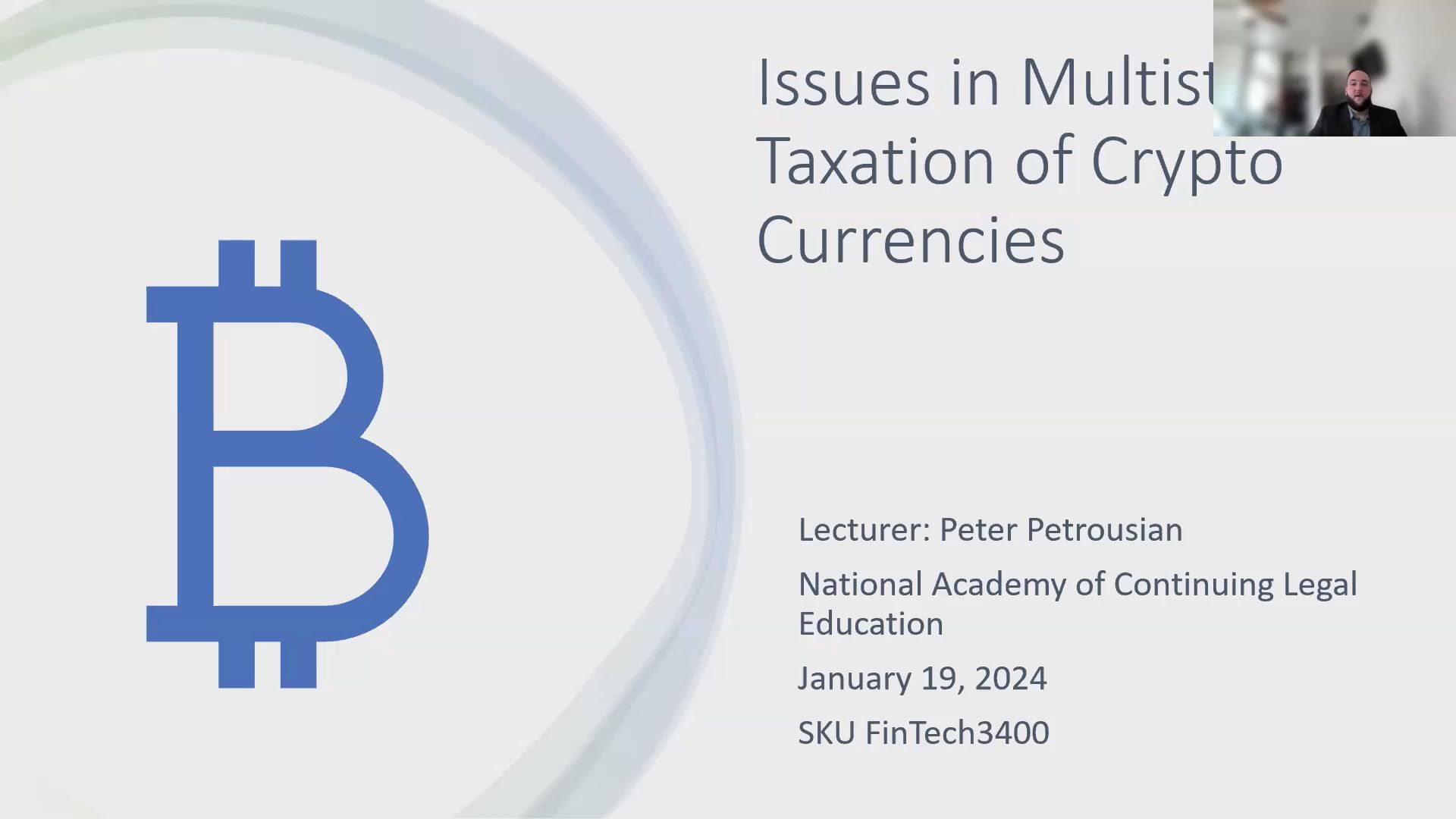 NACLE | Common Issues with Navigating the Changing Landscape of Multistate  Taxation of Crypto Currency & Crypto Based Companies