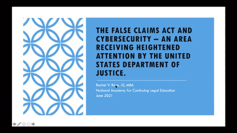 The False Claims Act & Cybersecurity: An Area Receiving Heightened Attention by the United States Department of Justice Thumbnail