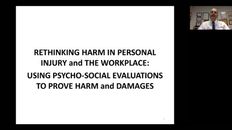 Rethinking Harm in Personal Injury and Negligence Cases: Using Psychosocial Evaluations to Uncover Harm Thumbnail