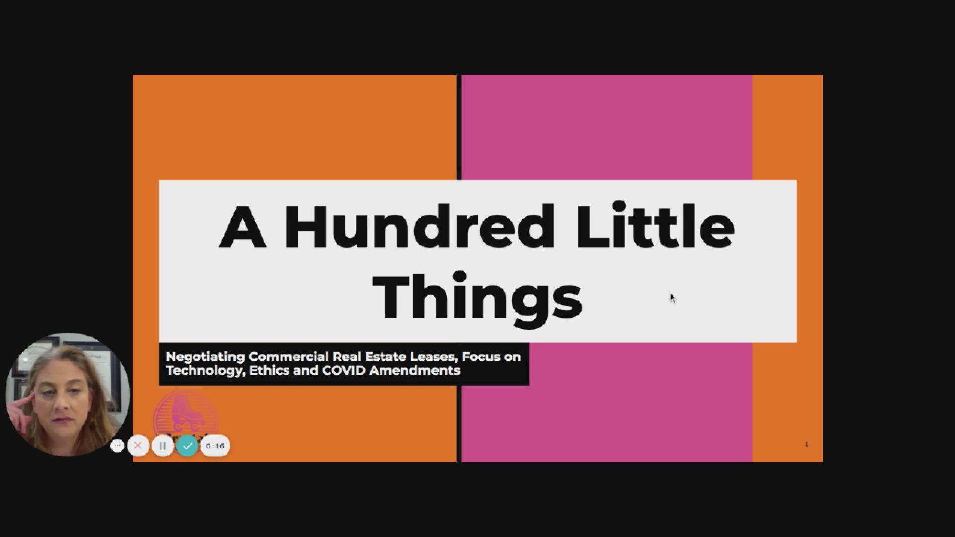A Hundred Little Things:  Negotiating Commercial Real Estate Leases, Focusing on Technology, Ethics and COVID Amendments Thumbnail