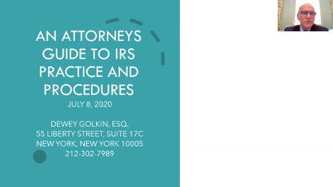 An Attorney’s Guide to IRS Practices and Procedures Thumbnail